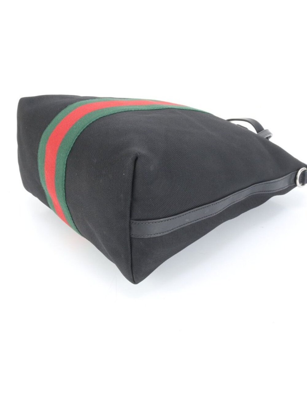★SOLD★ Gucci Sherry Line Leather Tote Shoulder Business Document Black - Picture 5 of 9